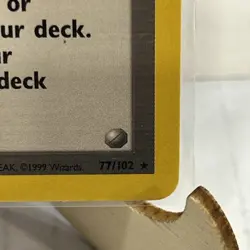 Pokemon Cards: Base Set Rare: Pokemon Trader 77/102 NM No Play 🔥🔥🔥 - Image 2