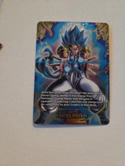 Dragon Ball Super Card Game 2nd Anniversary GOLD Energy Marker E-126 SSB Gogeta - Image 1