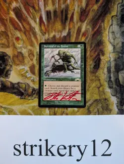 Survival of the Fittest – Exodus – Signed by Pete Venters – MTG - Image 1