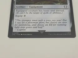 Lightning Greaves #281 (NM) Lord of the Rings LTC Magic MTG - Image 2