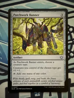Patchwork Banner #247 Magic: The Gathering MTG Bloomburrow NM Uncommon - Image 1