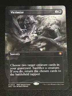 MTG Murders at Karlov Manor Special Guests Victimize Borderless 0023 NM Mythic - Image 1