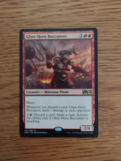 Glint-Horn Buccaneer - mTG Magic The Gathering Core Set 2020 NM - Image 1