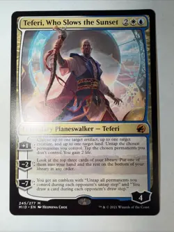 Teferi, Who Slows the Sunset x1 Innistrad: Midnight Hunt MTG NM - Image 1