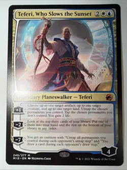 Teferi, Who Slows the Sunset x1 Innistrad: Midnight Hunt MTG NM - Image 2