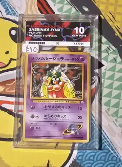 Banned Pokemon Sabrina's Jynx Yamabuki City Gym Deck No Rarity GEM MINT 10 ACE - Image 1