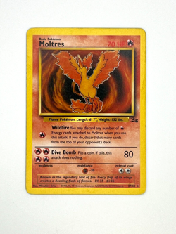 Pokemon TCG - Moltres 27/62 - Fossil - Image 1