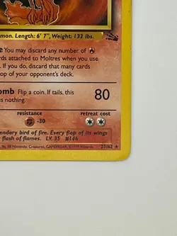 Pokemon TCG - Moltres 27/62 - Fossil - Image 5