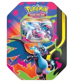 Pokemon TCG Mega Charizard X ex Tin - Image 1