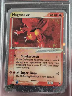Magmar ex Holo 100/109 PSA 7 2003 Pokemon EX Ruby & Sapphire - Image 3
