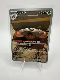 Pokemon Crustle 186/182 Illustration Rare Holo Sv10: Destined Rivals 150 NM - Image 1