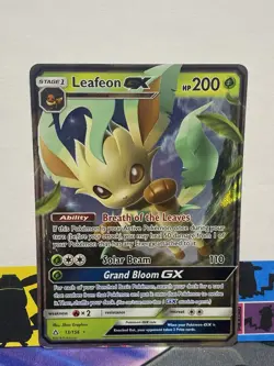 Pokemon Sun & Moon Ultra Prism Leafeon GX 13/156 - Image 1