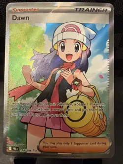 Pokemon TCG Dawn 118/094 Ultra Rare Full Art Holo Trainer Me02 Phantasmal Flames - Image 1