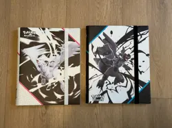 Lot Of 2 Pokemon Black Bolt & White Flare Binder * BINDERS ONLY* - Image 1