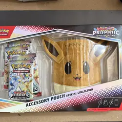 Pokemon Prismatic Evolutions Accessory Pouch Special Collection Sealed - Image 1