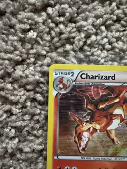 Pokemon TCG Charizard 19/113 Holo Rare B&W Legendary Treasures - LP/NM - Image 2