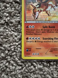 Pokemon TCG Charizard 19/113 Holo Rare B&W Legendary Treasures - LP/NM - Image 5