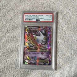 Pokemon M Gengar EX XY166 XY Black Star Promo Holo PSA 7 - Image 1