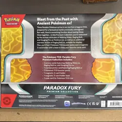 New Sealed! Pokemon TCG: Paradox Fury Premium Collection - 2024 Amazon Exclusive - Image 2