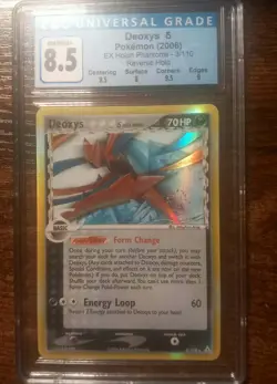 Pokemon Deoxys Ex Holon Phantoms Holo Cgc 8.5 3/110 2006 ENG (Cgc Label Mistake) - Image 1