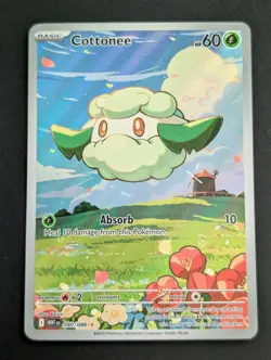 Cottonee 090/086 White Flare - Illustration Rare English Pokemon TCG NM - Image 1