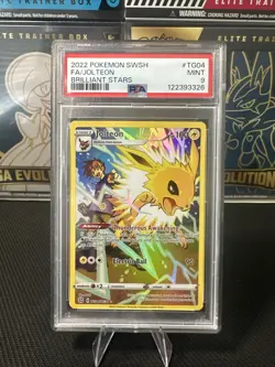 FA/JOLTEON BRILLIANT STARS POKEMON SWSH BRILLIANT STARS 2022 TG04 PSA 9 - Image 1