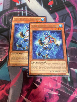 YUGIOH - SUPER QUANTUM BLUE LAYER X2 - RARE - WIRA - 1ST ED - NM/LP - Image 1