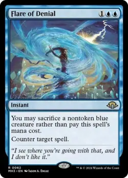 ~ Flare of Denial ~ NM ~ Modern Horizons 3 ~ MTG ~ - Image 1