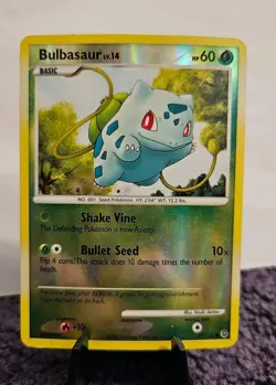 Bulbasaur Reverse Holo Card 77/132 Secret Wonders LP/MP Pokemon TCG - Image 1