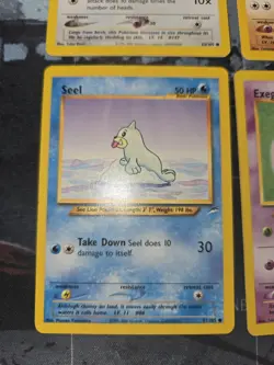 Neo Destiny 4 Card Lot Machop, Seel, Dratini, Exeggcute Pokemon - Image 5