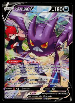Pokemon Card - Crobat V Lost Origin TG20/TG30 Ultra Rare - Image 1
