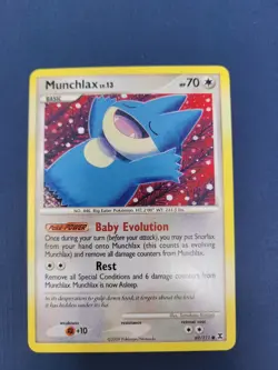 Munchlax 69/111 Pokemon Platinum Rising Rivals Card Common - Image 1