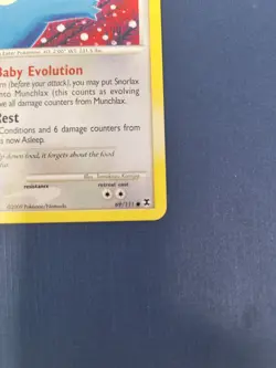 Munchlax 69/111 Pokemon Platinum Rising Rivals Card Common - Image 3