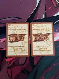 Luffy, ONE PIECE Carddass Hyper Battle Promo Card Japanese 2000 S-JF01.1 & 2 - Image 2