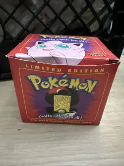 1998 Limited Edition 23K Gold-Plated Pokemon Trading Card - Jigglypuff -Unopened - Image 5