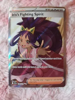 Iris's Fighting Spirit 180/159 SV09 Journey Together Ultra Rare Card Pokemon TCG - Image 1