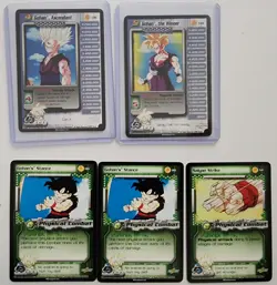 ​DBZ TCG Score Goku & Gohan 14-Card Lot - NM - High-Tech Foil #191 - Rare Cards - Image 2