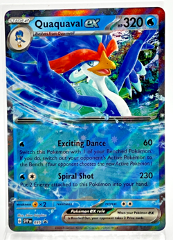 Pokemon Card 2023 Black Star Promo SVP 035 Quaquaval EX - Image 1