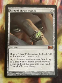 Ring of Three Wishes #216 (MP) Magic 2014 M14 Magic MTG - Image 1