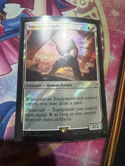 MTG: Puresteel Paladin (Surge Foil) Commander: Final Fantasy Foil LP - Image 1