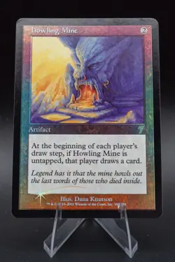 Howling Mine: 2001 Magic the Gathering - 7th Edition Foil - Image 1