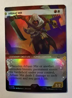 Arbaaz Mir (Showcase) #138 *Foil* (NM) - Universes Beyond: Assassin's Creed MTG - Image 1
