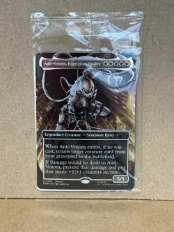 MTG Anti-Venom Horrifying Healer Borderless Foil Spider-Man Promo - free ship - Image 1