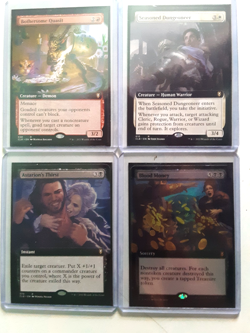 mtg blood money, bothersome quasit, astarion's thirst and seasoned dungeoneer - Image 1