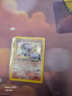Pokemon Dark Houndoom 1st Edition Holo Rare Neo Destiny Card 7/105 - Image 2