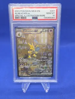 Pokemon Scarlet Violet 151 Alakazam ex 201/165 Special Illustration Rare PSA 10 - Image 1