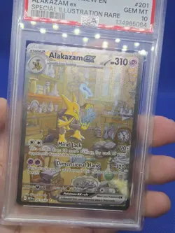 Pokemon Scarlet Violet 151 Alakazam ex 201/165 Special Illustration Rare PSA 10 - Image 2