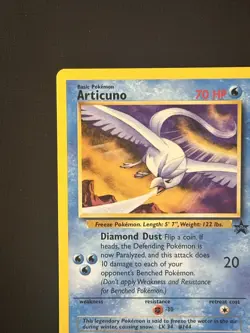 Pokemon TCG Articuno 22/53 Black Star Promo WoTC Promo - NM - Image 5