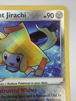 Radiant Jirachi 120/195 (Radiant Rare) Silver Tempest Near Mint - Image 2