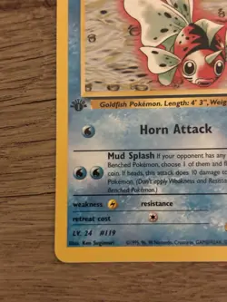 Pokemon TCG Misty's Seaking Gym Heroes 55/132 Uncommon Stage 1 70 HP 1st Editio… - Image 2